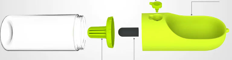 Portable Pet Water Bottle for Dogs - 400ml Travel Cup