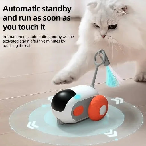 Smart Interactive Cat/Dog Toy Car with Rolling Ball/ Remote controller