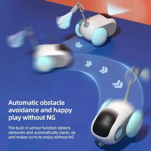 Smart Interactive Cat/Dog Toy Car with Rolling Ball/ Remote controller